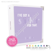 Signature KAD Sticker Binder - Sticker For That