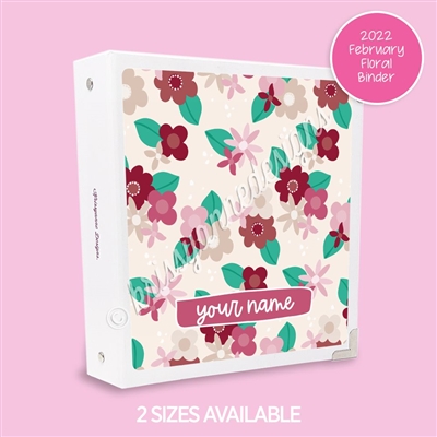 KAD Sticker Binder | 2022 February Floral