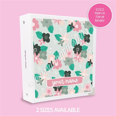 KAD Sticker Binder | 2022 March Floral