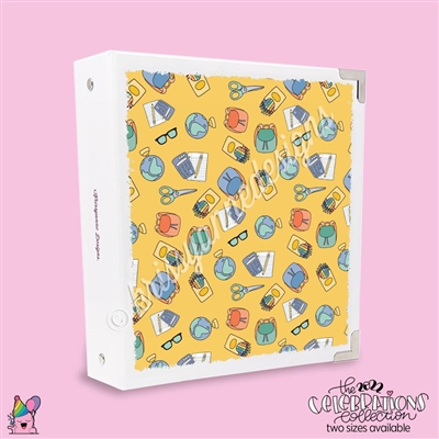 KAD CC Sticker Binder | 2022 School Pattern