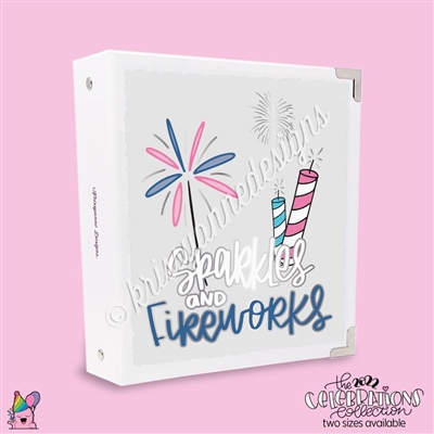 KAD CC Sticker Binder | 2022 Independence Day Sparklers