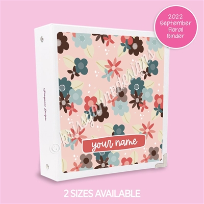 KAD Sticker Binder | 2022 September Floral