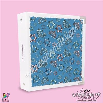 KAD CC Sticker Binder | 2022 Hanukkah Pattern