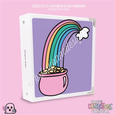 KAD CC Sticker Binder | 2023 St. Patrick's Day Rainbow