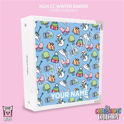 KAD CC Sticker Binder | 2024 Winter Pattern