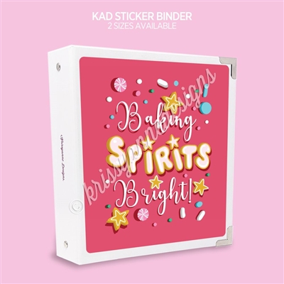 KAD Sticker Binder | Baking Spirits Bright