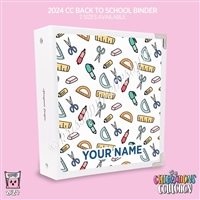KAD CC Sticker Binder | 2024 Back to School Pattern