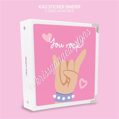 KAD Sticker Binder | You Rock