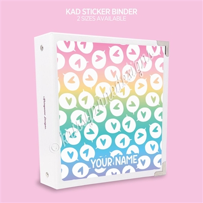 KAD Sticker Binder | You Rock Pattern