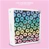 KAD Sticker Binder | Peace Out Pattern