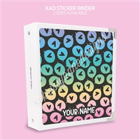 KAD Sticker Binder | Peace Out Pattern