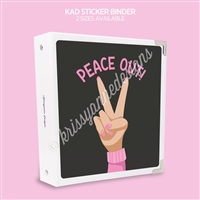 KAD Sticker Binder | Peace Out