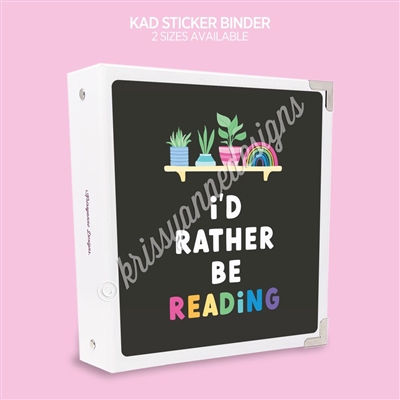 KAD Sticker Binder | Rather Be Reading