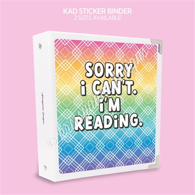 KAD Sticker Binder | I'm Reading