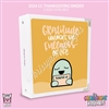 KAD CC Sticker Binder | Thanksgiving Steve