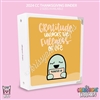 KAD CC Sticker Binder | Thanksgiving Steve