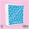 KAD CC Sticker Binder | Hanukkah Pattern
