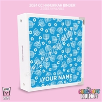 KAD CC Sticker Binder | Hanukkah Pattern