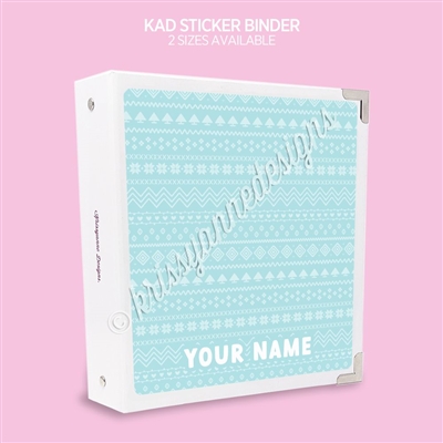 Sticker Binder (2 Sizes Available) | Cuddle Up 2.0 Crossstitch