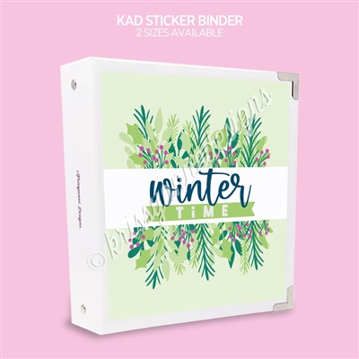 Sticker Binder (2 Sizes Available) | Winter Time