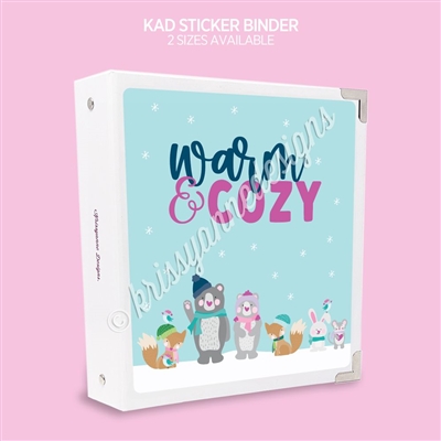 Sticker Binder (2 Sizes Available) | Warm & Cozy