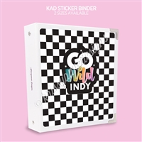 Sticker Binder (2 Sizes Available) | 2025 GW B&W (Indy)