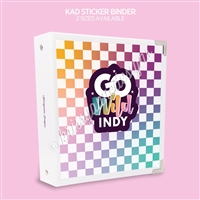 Sticker Binder (2 Sizes Available) | 2025 GW Colorful (Indy)
