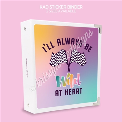 Sticker Binder (2 Sizes Available) | Wild at Heart (GW Indy)