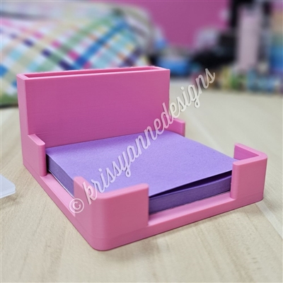 Sticky Note + Stencil Holder | Pink (Stencils Not Included)