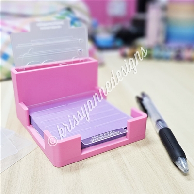 Sticky Note + Stencil Holder Bundle | Pink (Stencils Included)