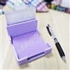 Sticky Note + Stencil Holder Bundle | Lavender (Stencils Included)