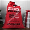 Personalized Santa Sack - Red