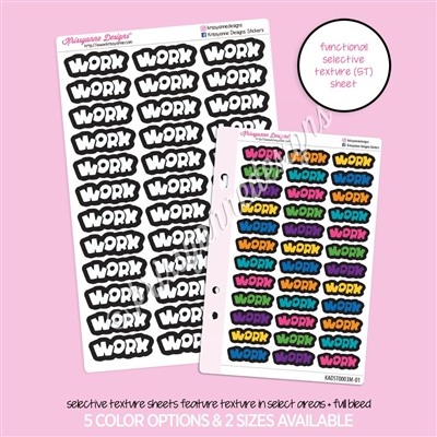 ST Script Puffy Work | Set of 36