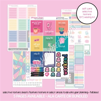 ST Planner Kit | Self Care Isn't Selfish