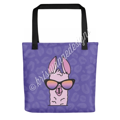 Signature Tote - Sunset Llama