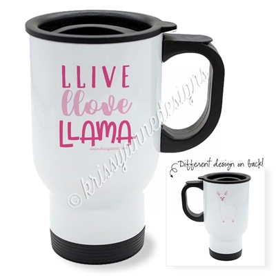 KAD Travel Mug - Llive Llove Llama