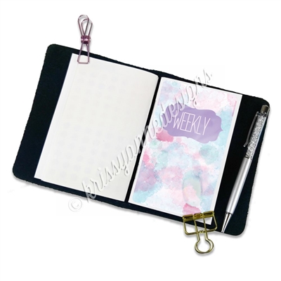 Traveler's Notebook Pocket Decal - Watercolor