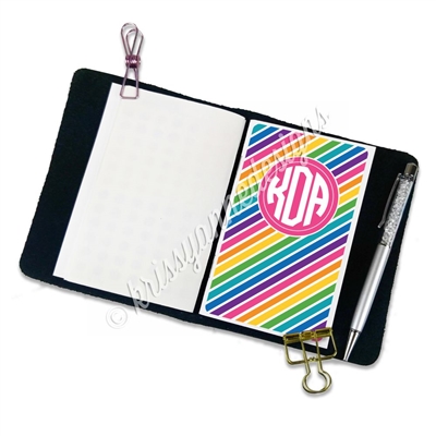 Traveler's Notebook Pocket Decal - Stripes