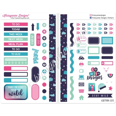 Functional Sampler Set for Pocket Traveler's Notebooks - Dream Chaser