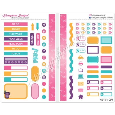 Functional Sampler Set for Pocket Traveler's Notebooks - Sunny Days