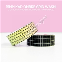 15mm Washi | KAD Ombre Rainbow Grid