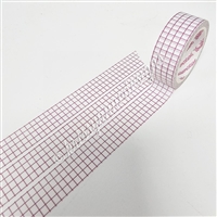 15mm Washi | KAD Rainbow Grid - Pink (White BG)