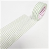 15mm Washi | KAD Rainbow Grid - Green (White BG)