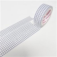 15mm Washi | KAD Rainbow Grid - Blue (White BG)