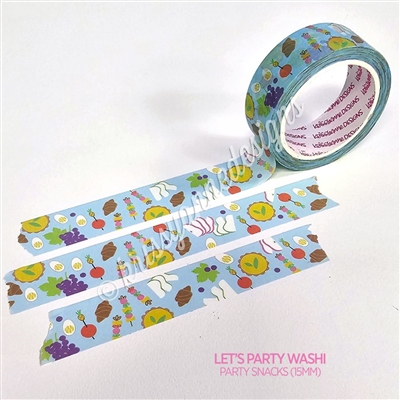 15mm Washi | Party Snacks