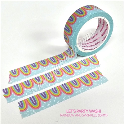 15mm Washi | Rainbows and Sprinkles