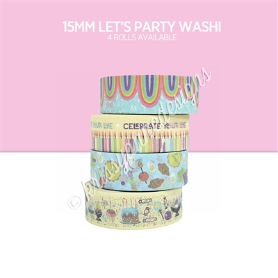 15mm Washi Set | Let's Party