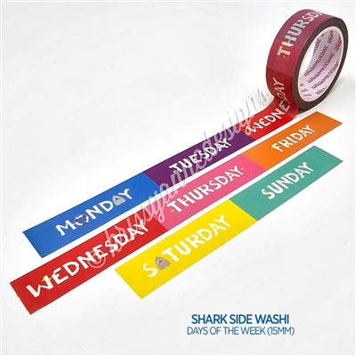 15mm Washi | Days of the Week