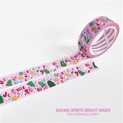 15mm Washi | Pink Sprinkles