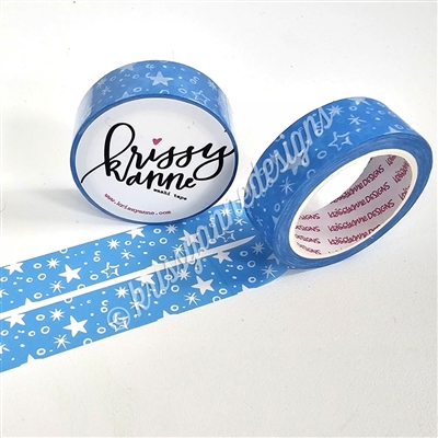 15mm Washi | Blue Stars